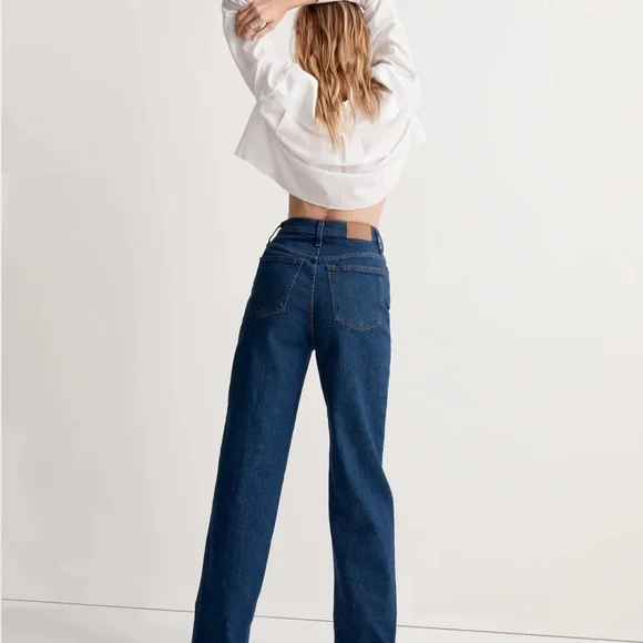 Madewell Women's Blue Flare & Wide Leg Jeans - Picture 4 of 12